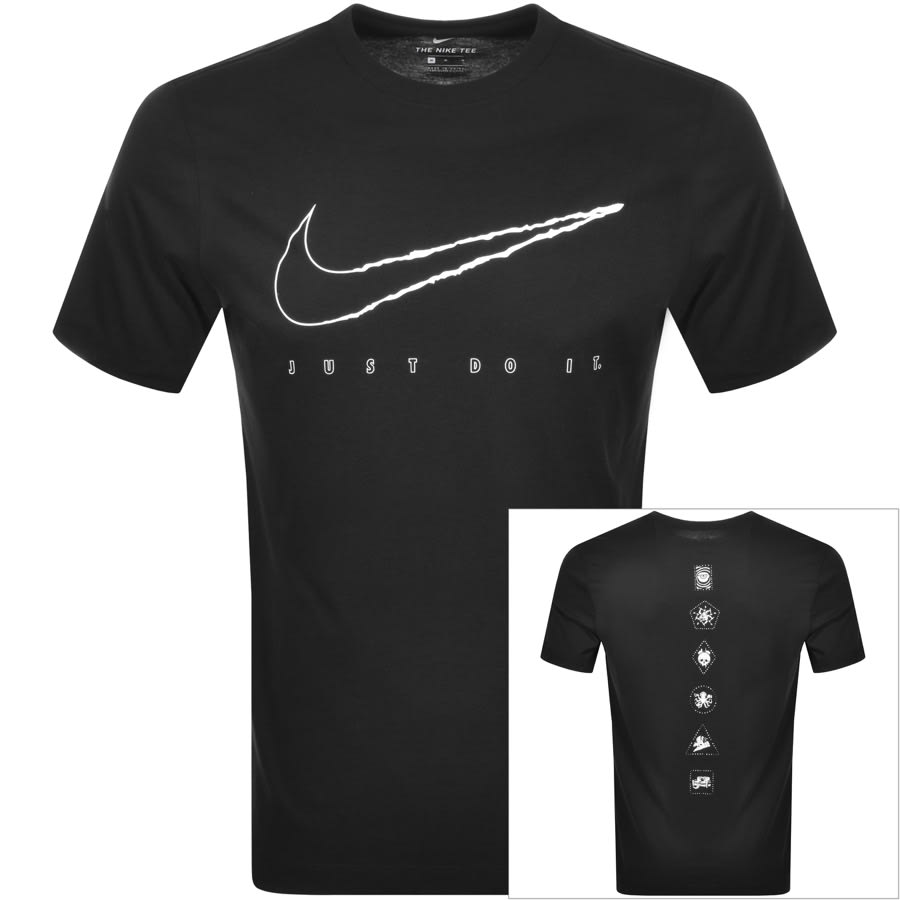 Alternative Image for ProductNike Training Dri Fit Logo T Shirt Black1